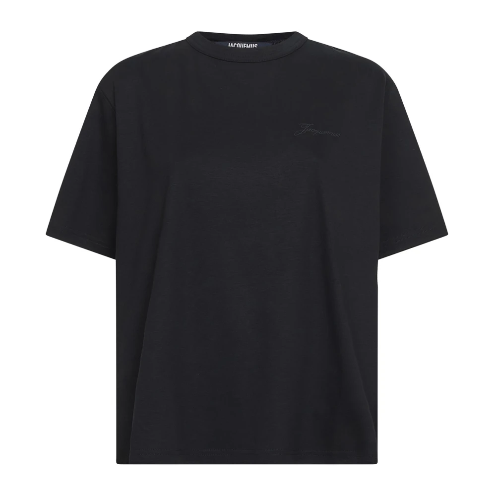 Jacquemus Black T-Shirts, Female, S, T-Shirts And Polos