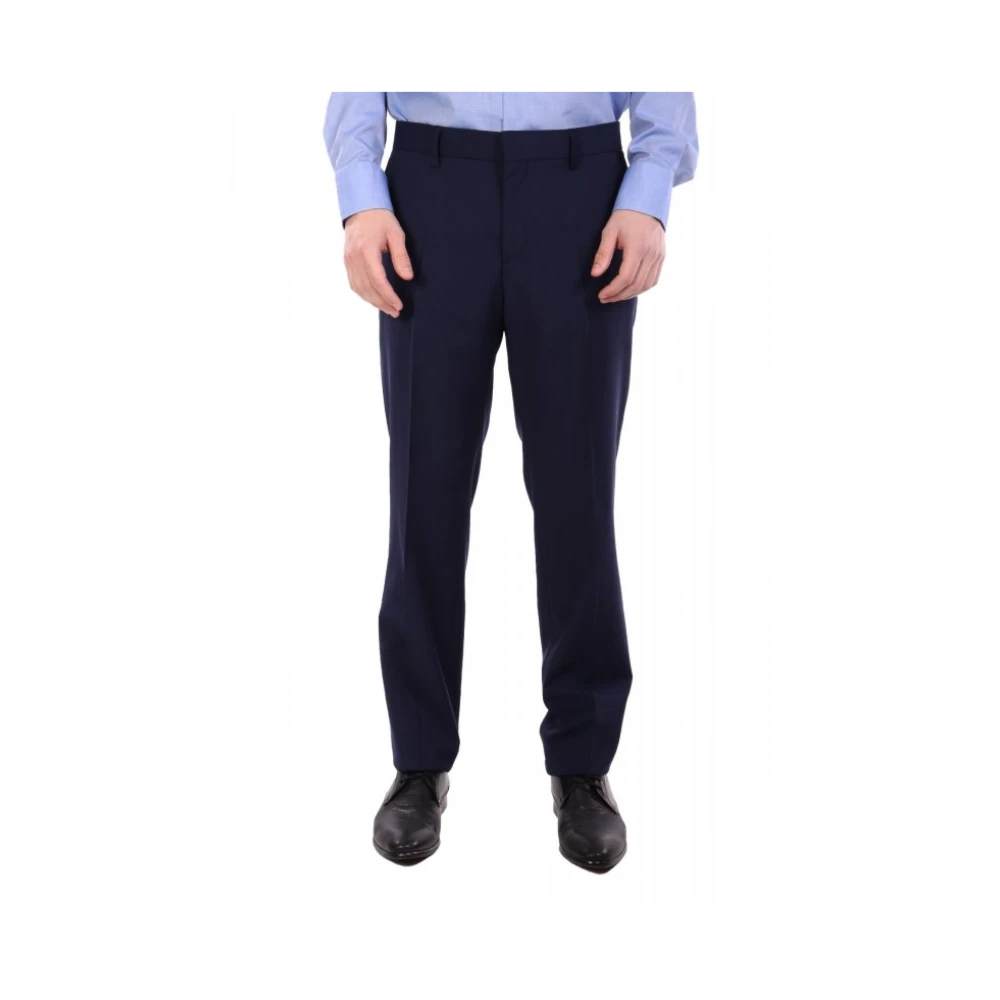 Boss Black Herren Blau Hose Schurwolle Slim Fit - Bild 6