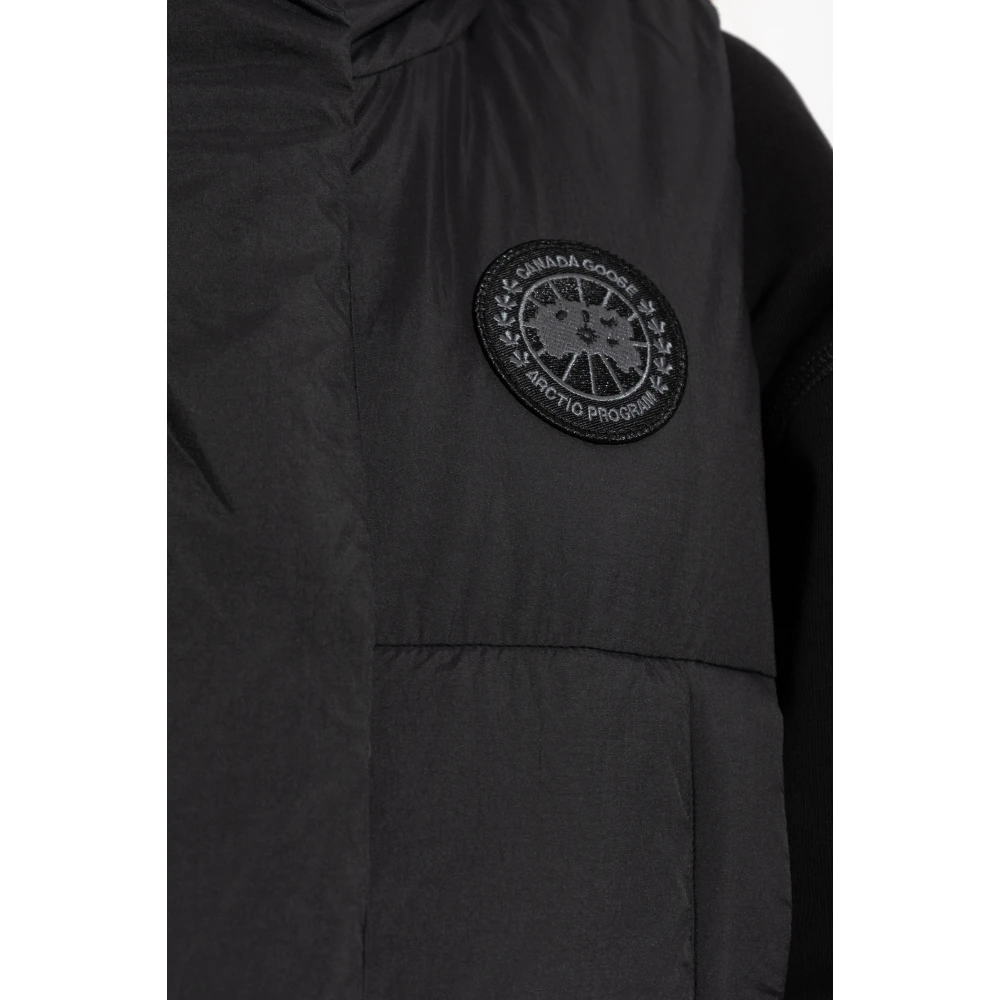 Canada Goose Donsvest met capuchon Black Dames