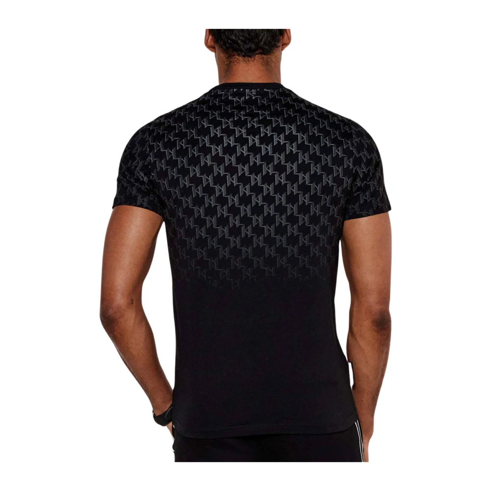 Karl Lagerfeld T-shirt crewneck 755099-551251 Black Heren