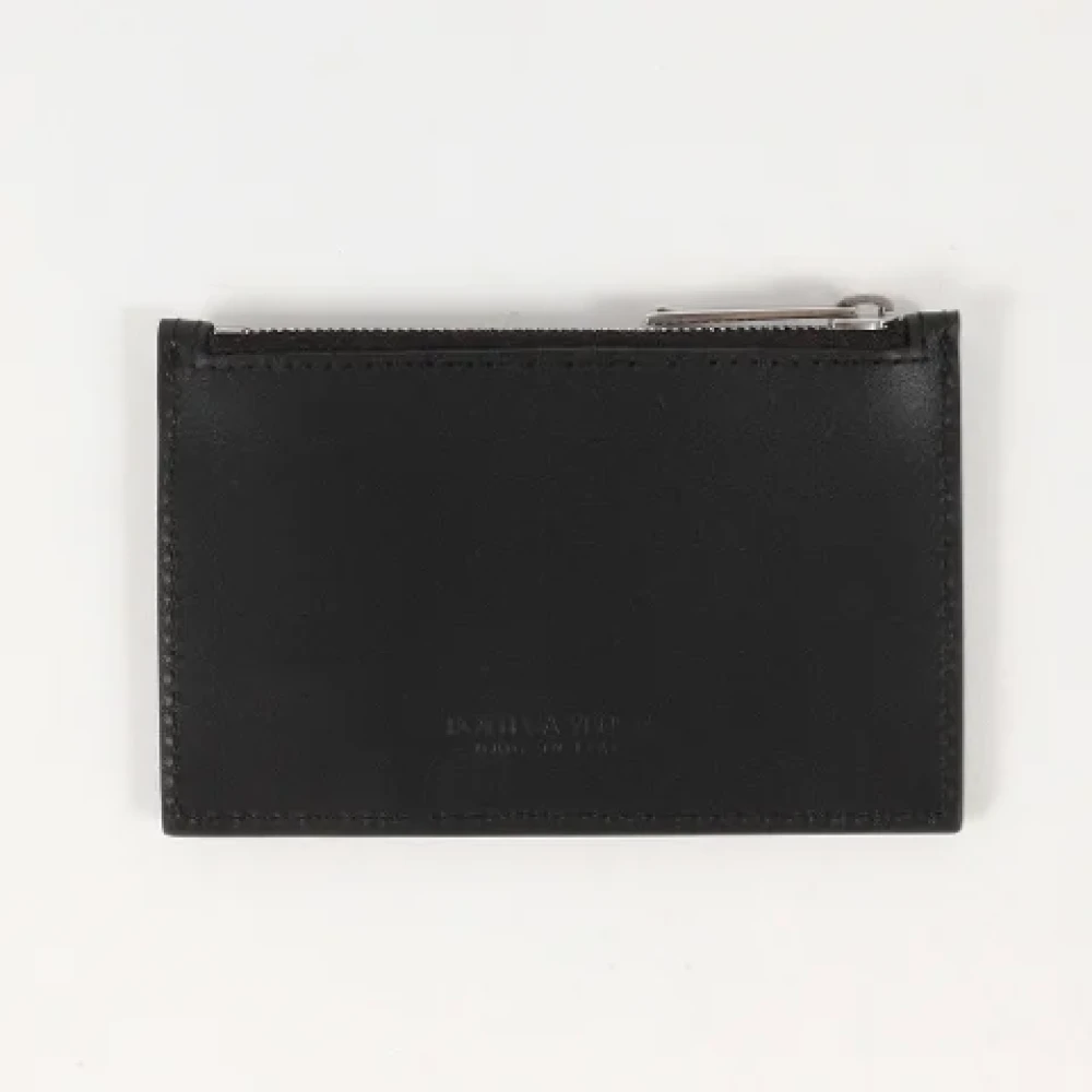 Bottega Veneta Vintage Pre-owned Leather wallets Black Heren