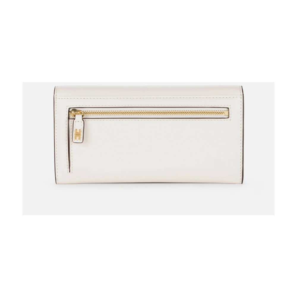 Elisabetta Franchi Ivoor Synthetisch Leren Portemonnee Beige Dames