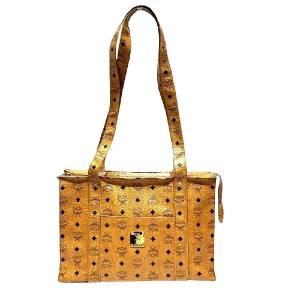 MCM Pre-owned Leather totes Brown Dames