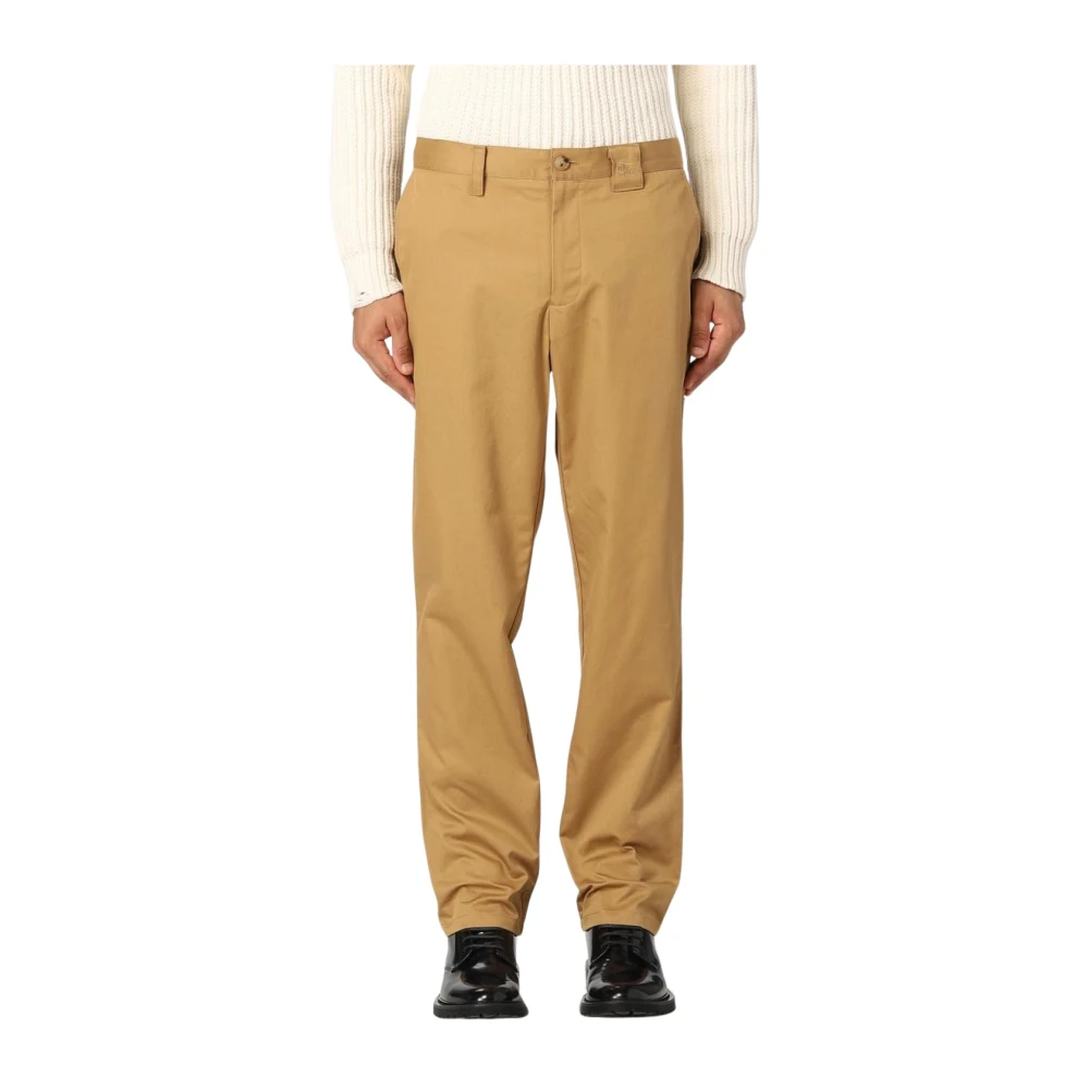 Burberry Men's Brown Cargo Cotton Trousers