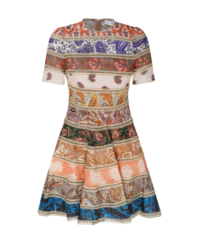 multicolour-linen-devi-spliced-mini-dress