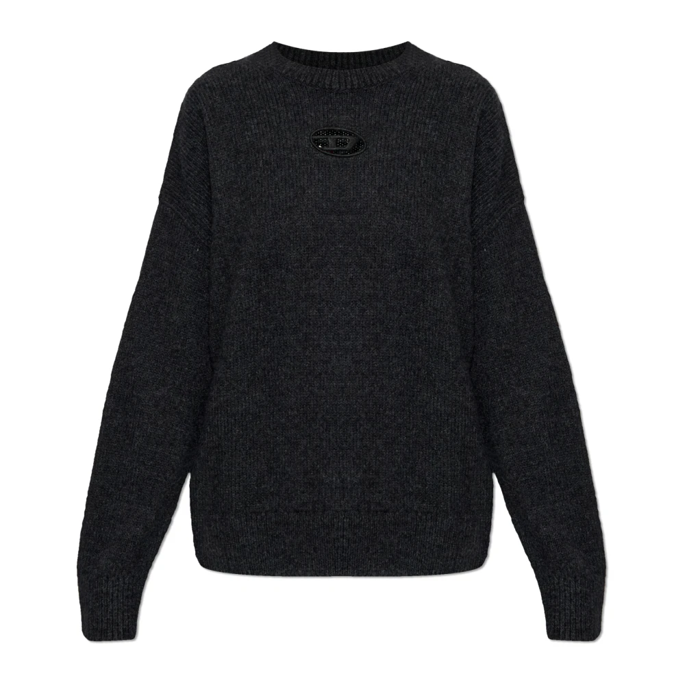 Diesel Donna Nero Maglie, L, New,