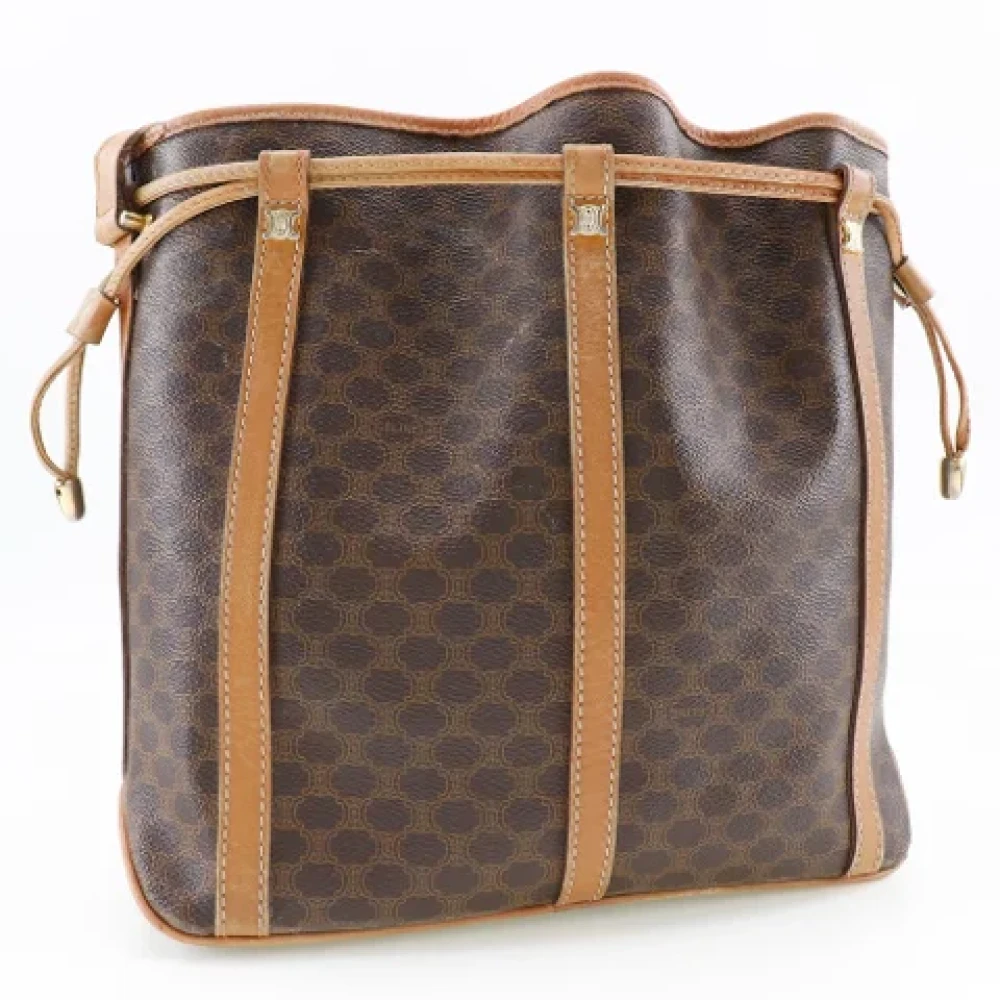 Celine Vintage Pre-owned Canvas celine-bags Brown Dames