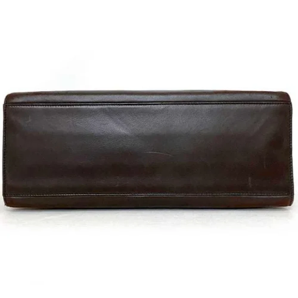 Loewe Pre-owned Fabric handbags Brown Dames