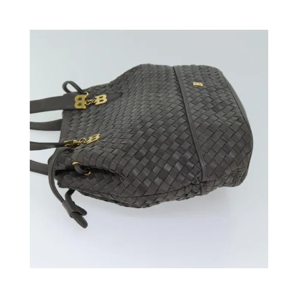 Bally Pre-owned Leather shoulder-bags Gray Dames