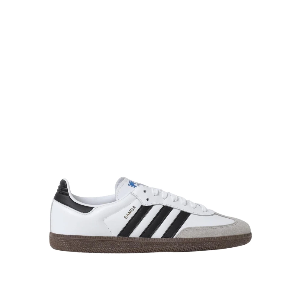 Adidas Unisex White Originals Samba Og Cloud Core Black Sneakers B75806 Cm - Image 11