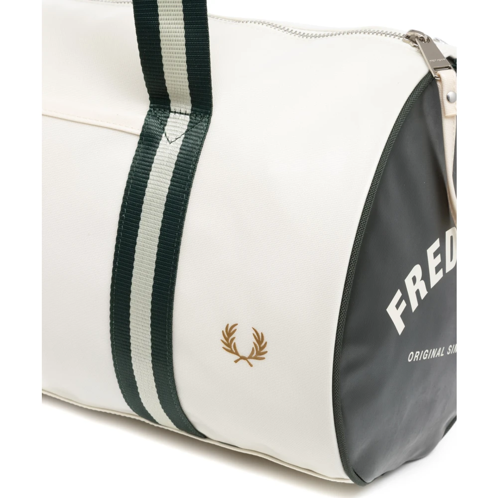 Fred Perry Multicolor Gymtas met Verstelbare Band White Heren