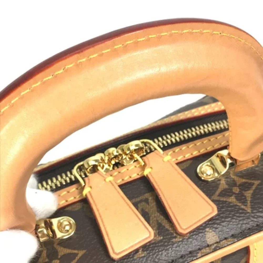 Louis Vuitton Vintage Pre-owned Fabric handbags Brown Dames