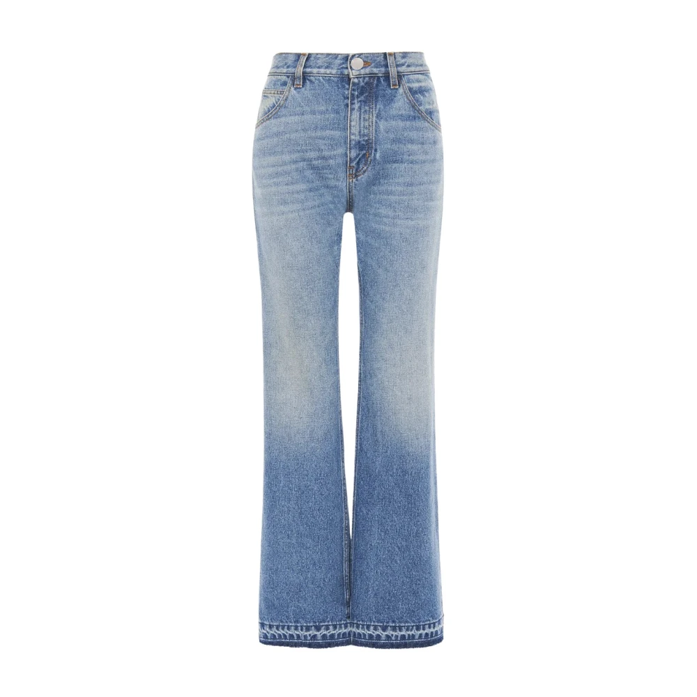 Chloé Straight-Leg Jeans met Klassiek Ontwerp Blue Dames