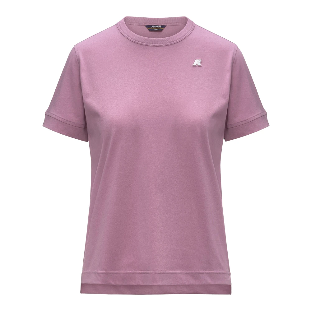 K-Way Women's Purple T-Shirts, M, Emel Jersey