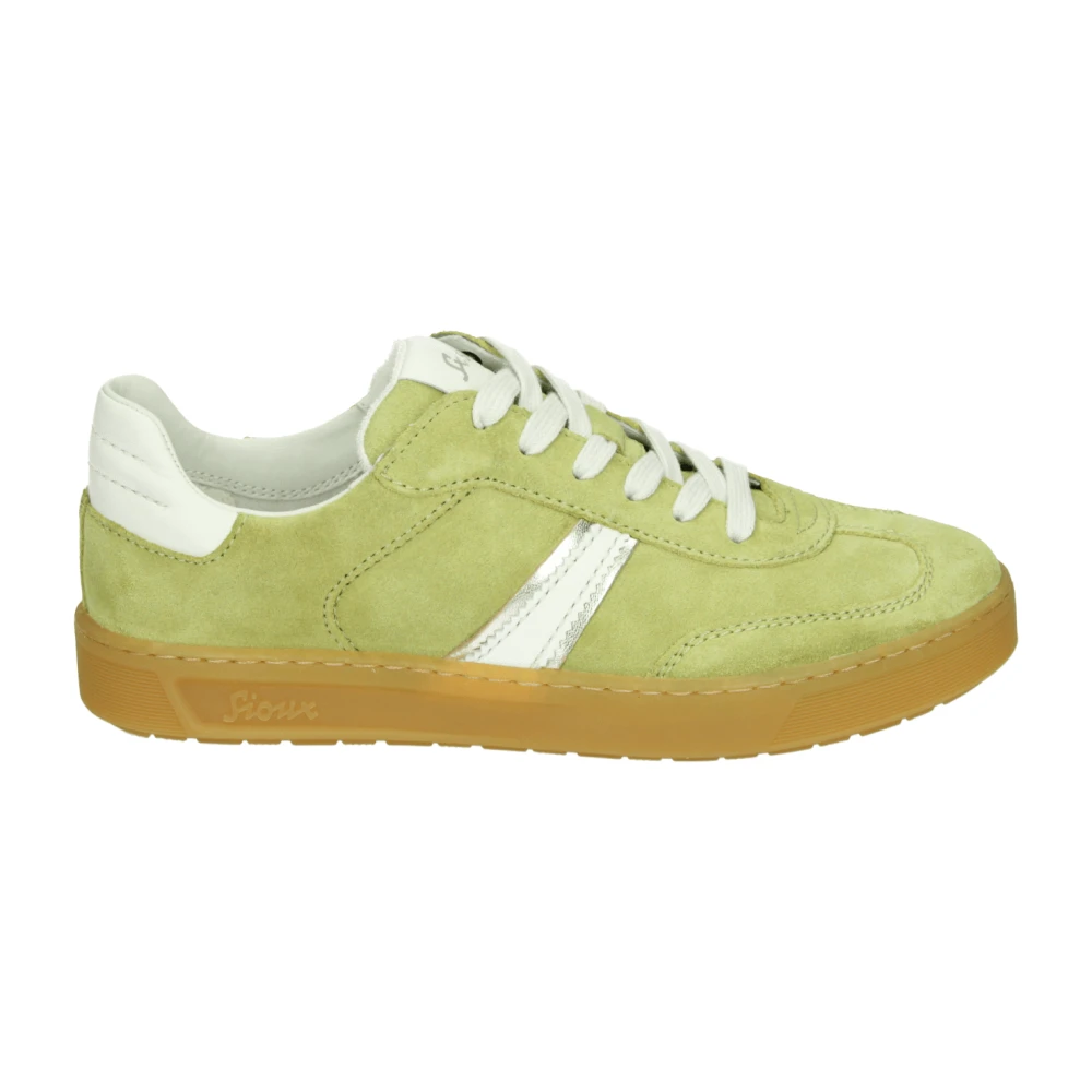 Sioux Groene Sportieve Lage Schoenen Tedroso-Da-707 Dames Schoenen