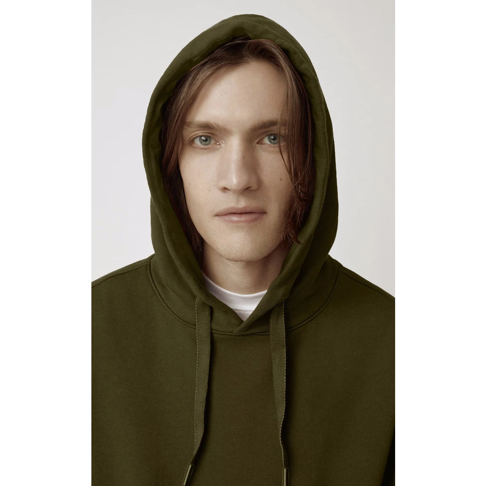 Canada Goose Huron Hoody Sweatshirt Green Heren