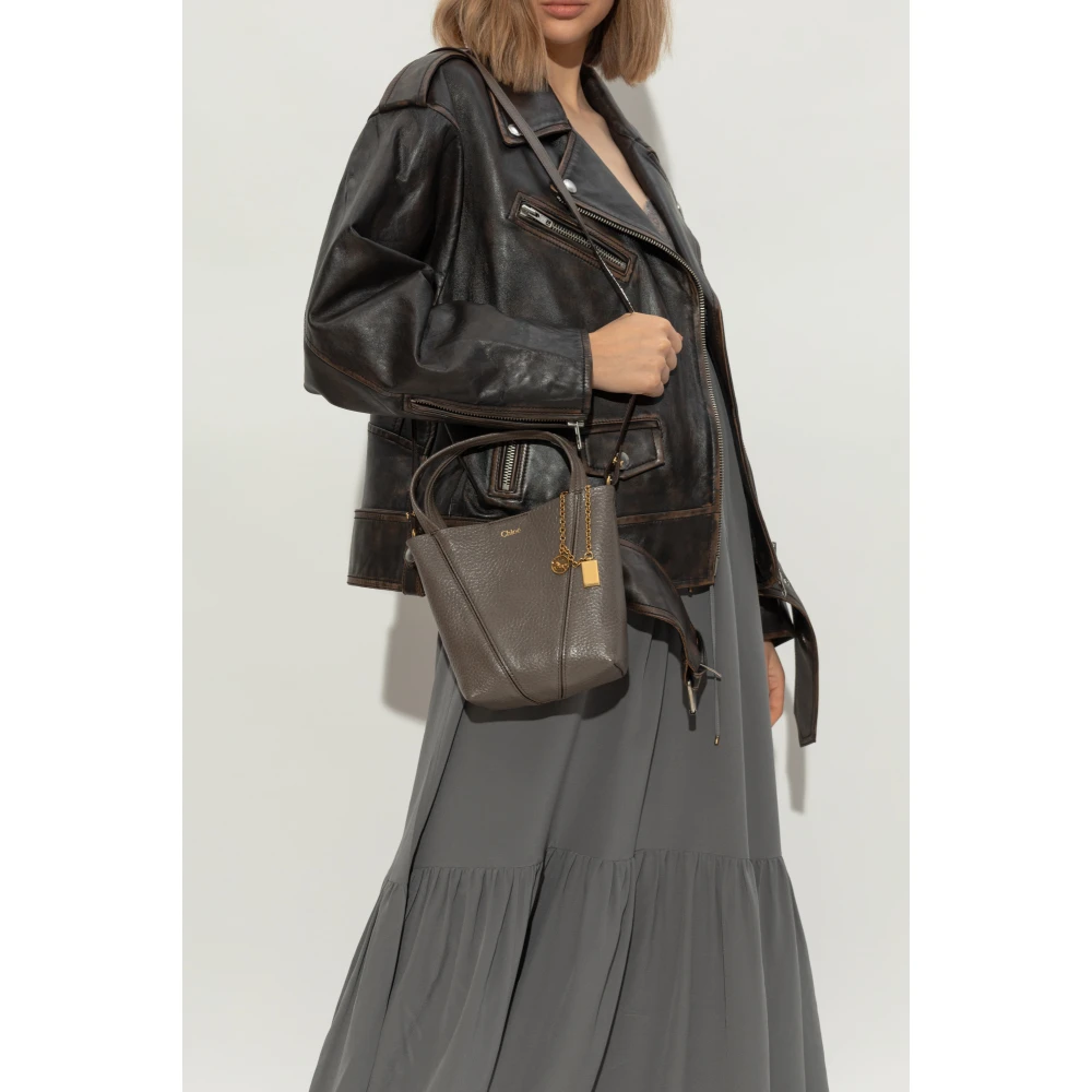 Chloé Handtas Spin Klein Green Dames
