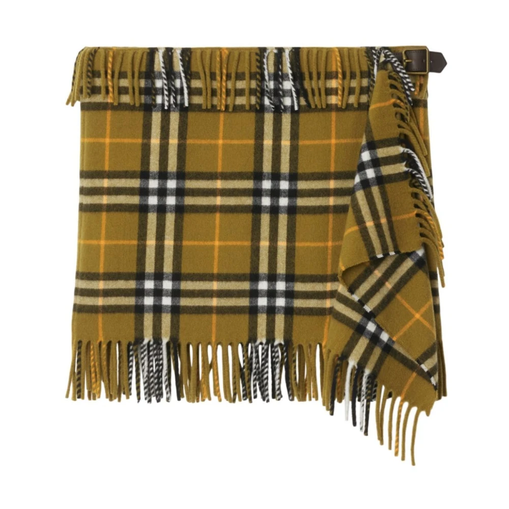 Burberry Women's Multicolor Check Pattern Skirt - Short Skirts - M - Skirts