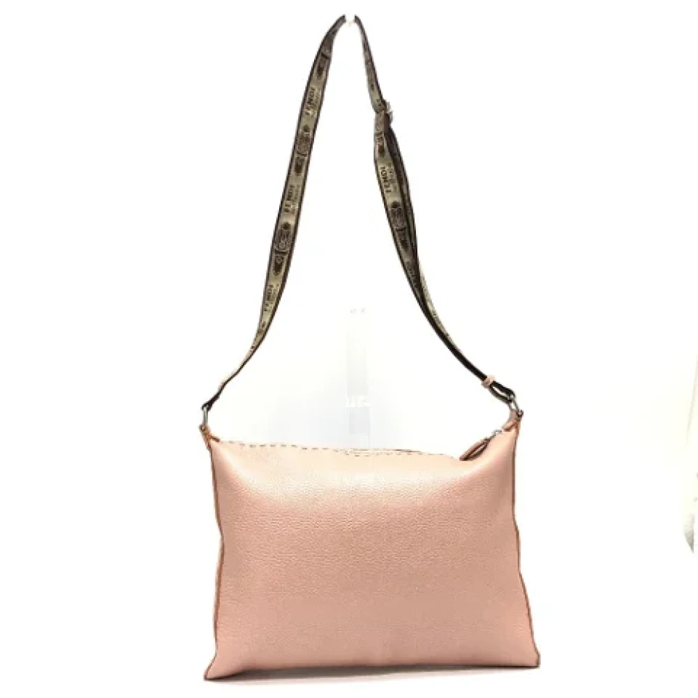Fendi Vintage Pre-owned Leather fendi-bags Pink Dames