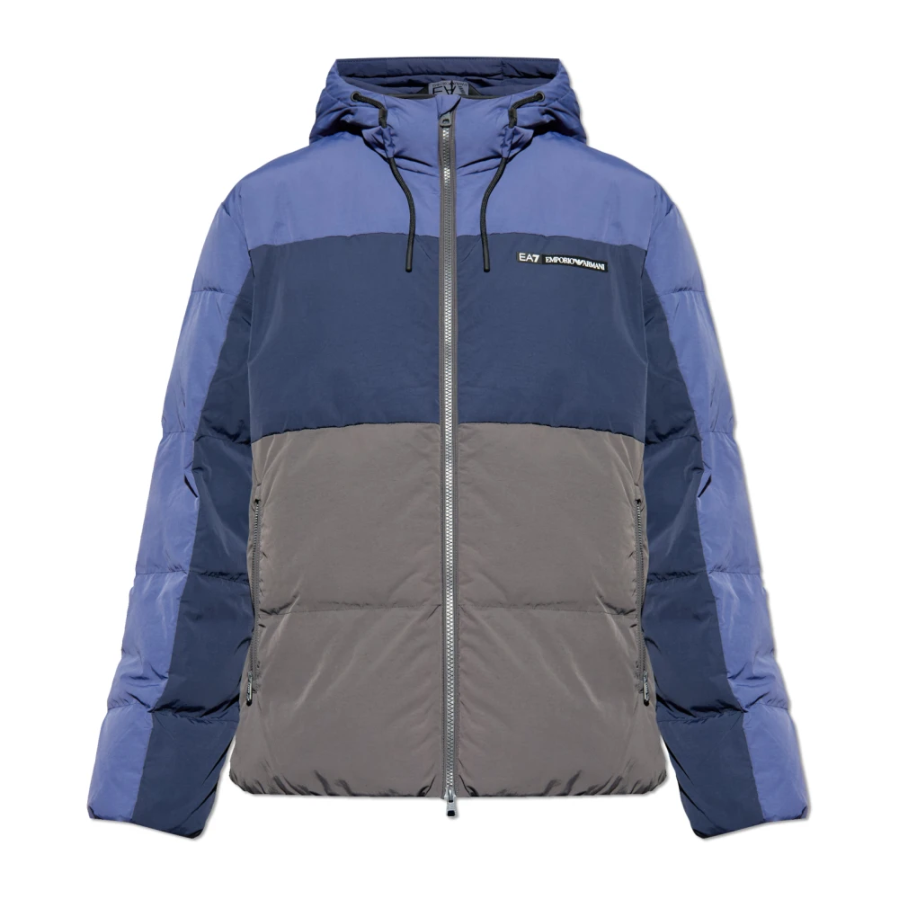 Emporio Armani Ea7 Homme Bleu Vestes, Taille: S Veste Isolée Avec Logo