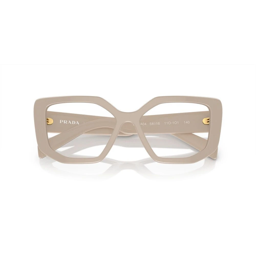 Prada Witte Zonnebril Montuur White Unisex