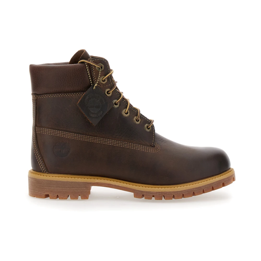 Timberland Uomo Marrone - Premium Stivale Impermeabile Allacciato Da 15 Cm - Shoes - 43 Eu - Immagine 5