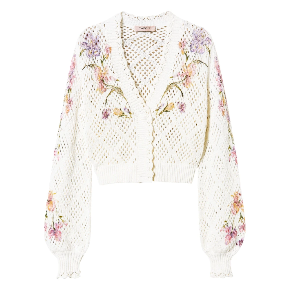 Twinset Multicolor Moeder van Parel Cardigan Multicolor Dames