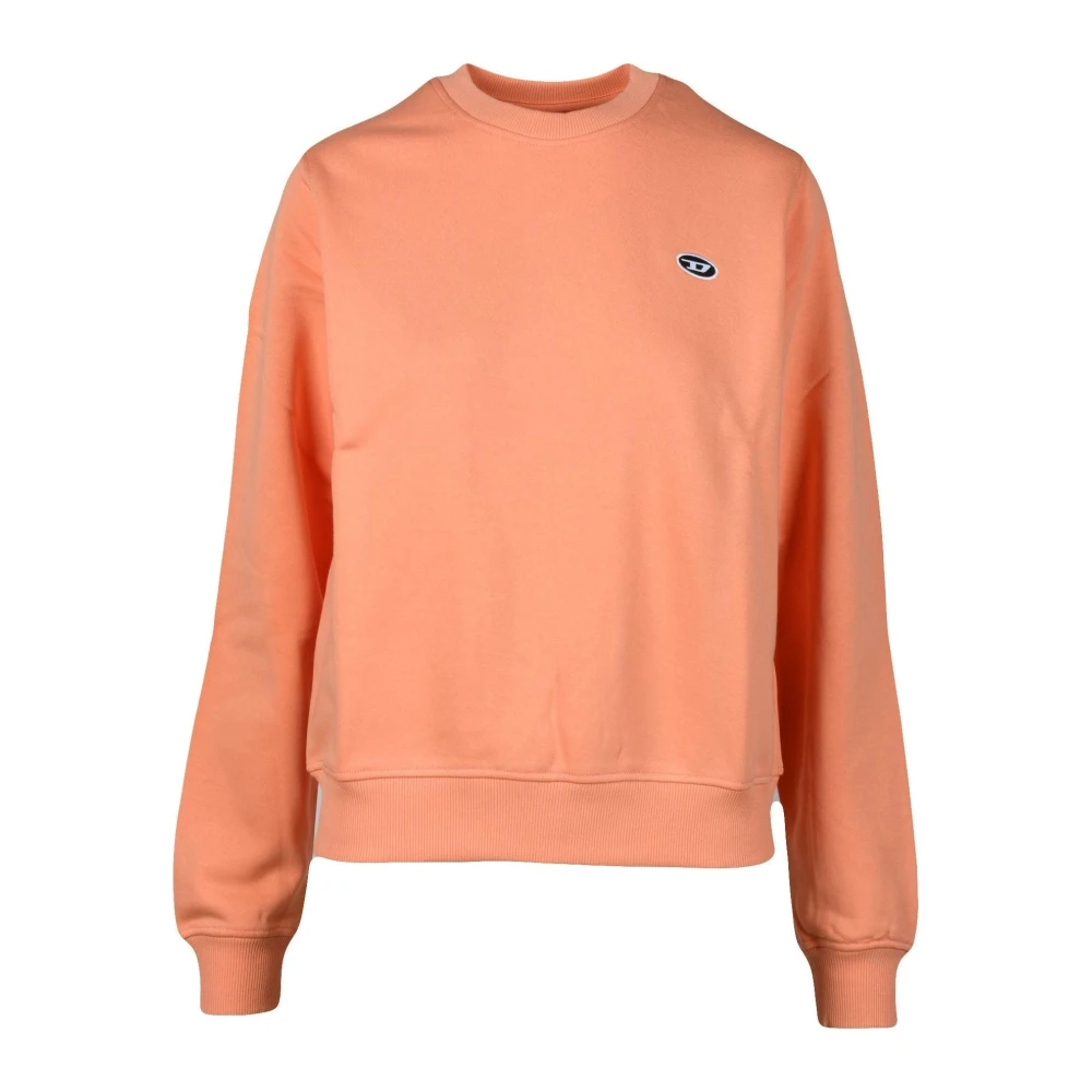 Diesel Essentiële Katoenen Sweater Pink Dames