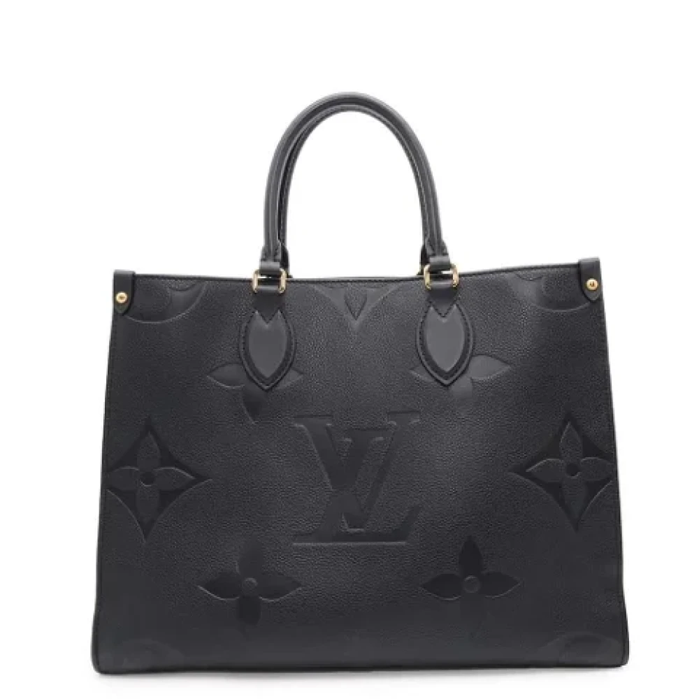 Louis Vuitton Vintage Pre-owned Canvas handbags Black Dames