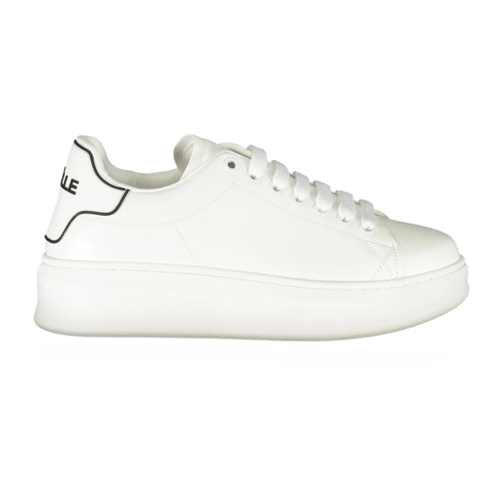 Gaëlle Paris Women's White Sneakers, 6 Uk, Addict Trainers