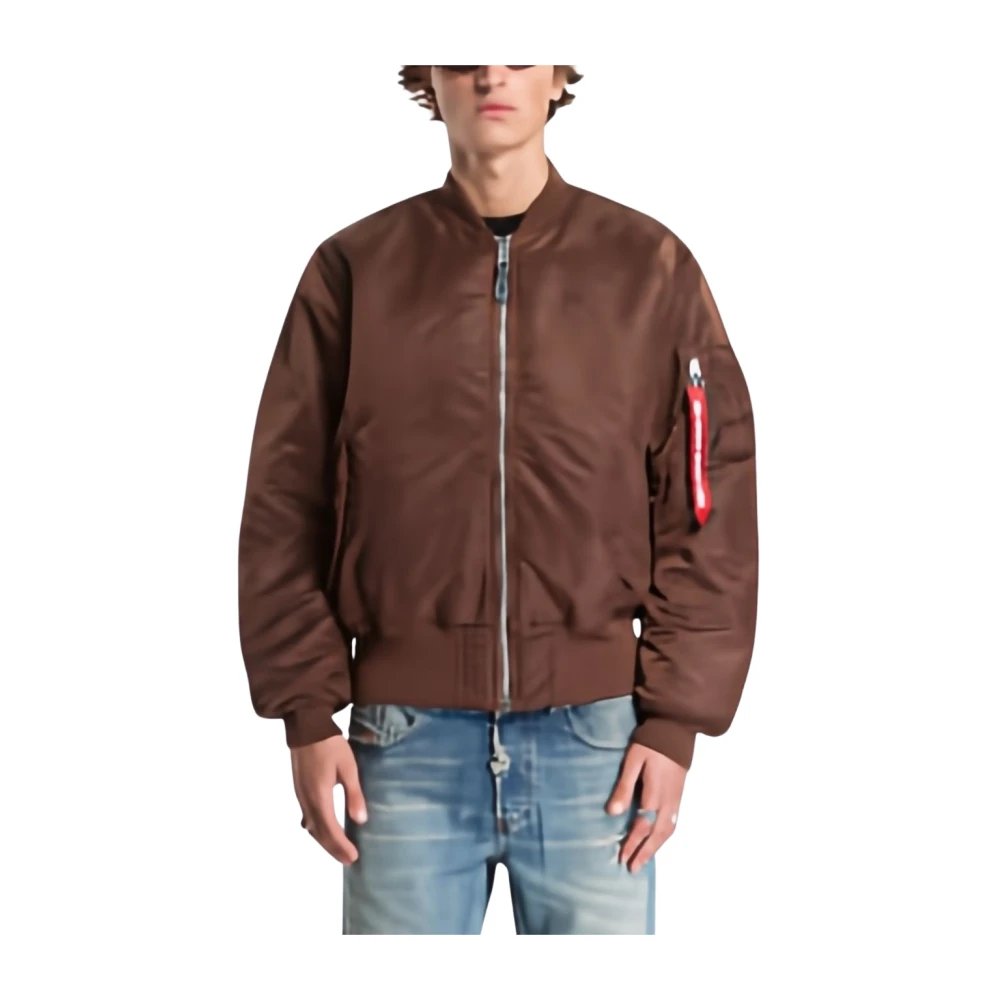 Alpha Industries Uomo Marrone - Ma-1 Heritage Bomber Jacket - Jackets - M