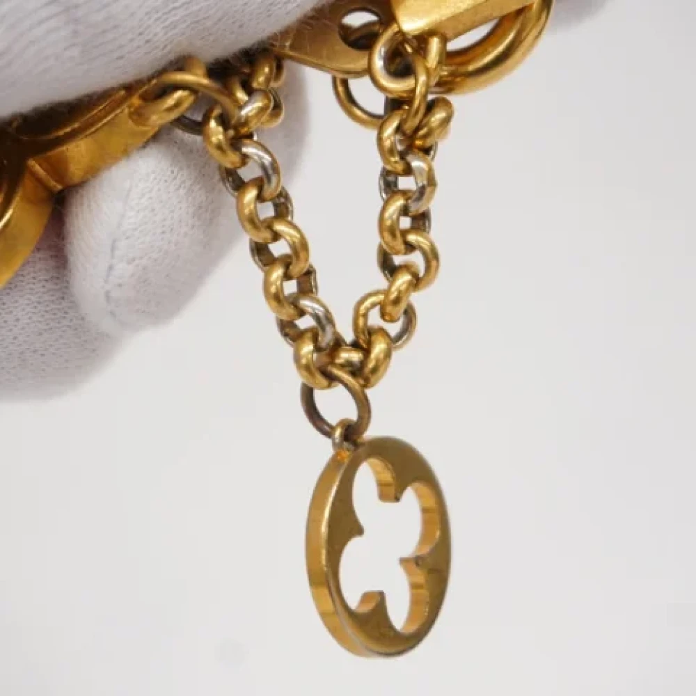 Louis Vuitton Vintage Pre-owned Metal key-holders Yellow Dames