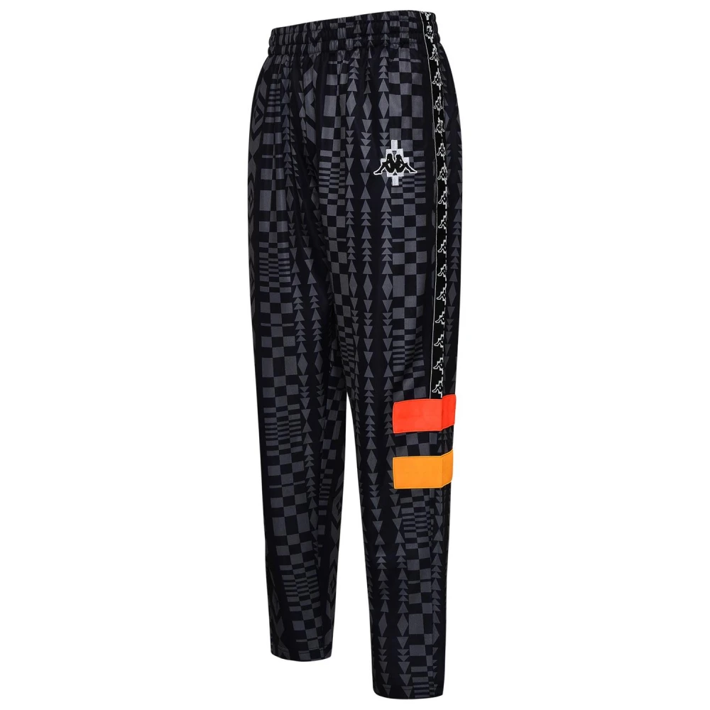Marcelo Burlon Zwarte Polyester Sportieve Broek Black Heren