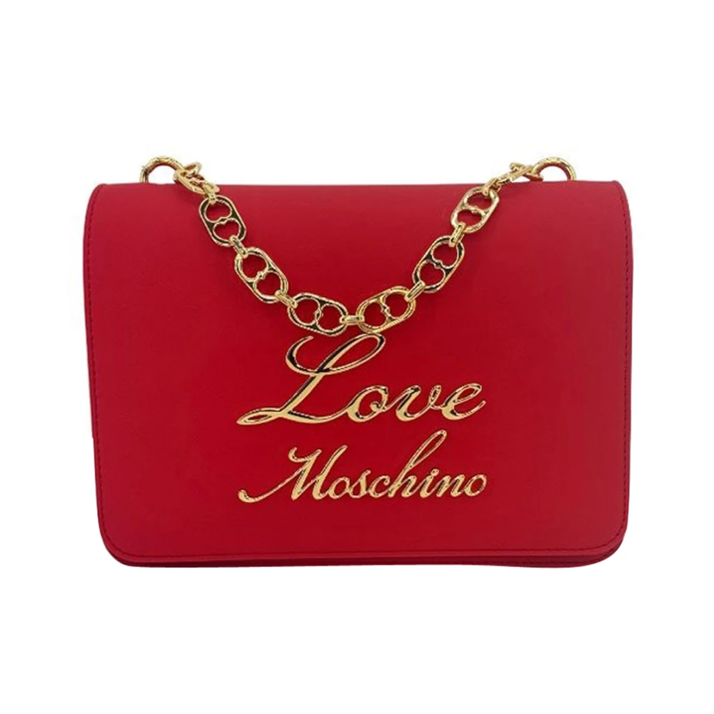 Love Moschino Rode handtas met kettinghandvat Red Dames