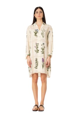 robe-chemisier-en-soie-imprime-floral