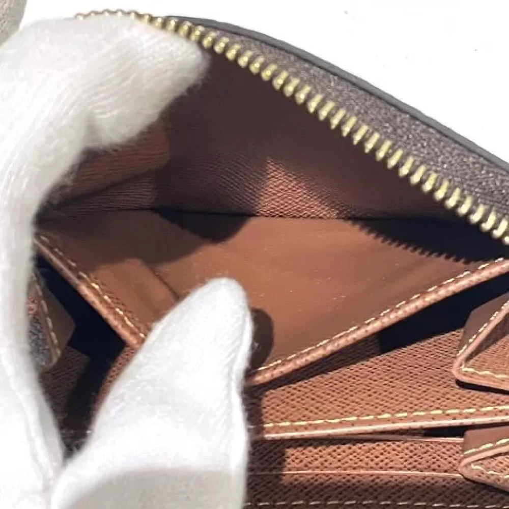 Louis Vuitton Vintage Pre-owned Canvas wallets Brown Dames