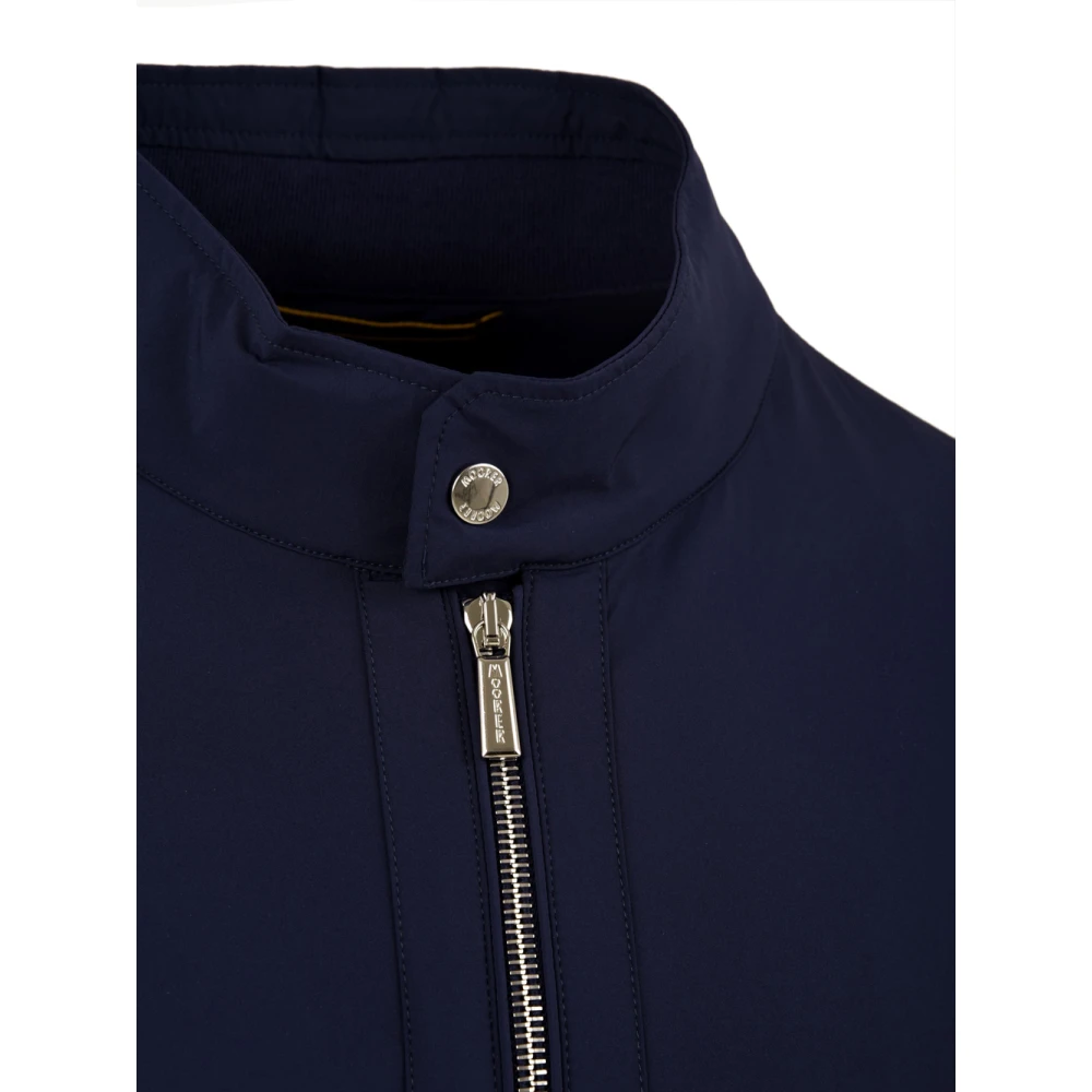 Moorer Blauwe Alberti-KN Indaco Jas Blue Heren
