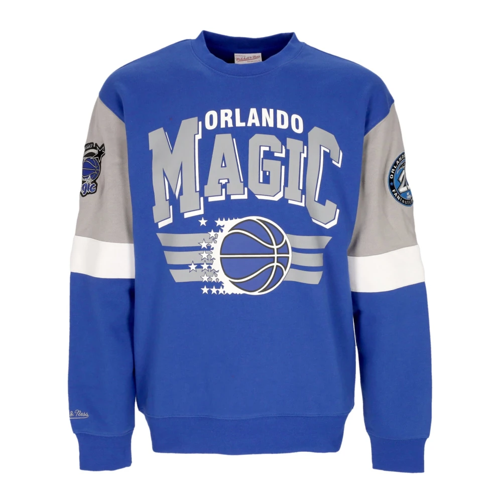 Mitchell & Ness Orlando Magic Crewneck Sweatshirt NBA Blue Heren