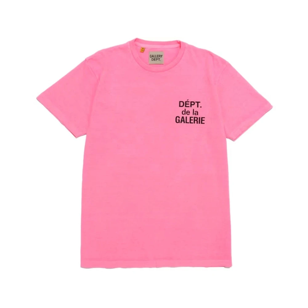 Gallery Dept. Franse Tee 'Flo Pink' Pink Heren