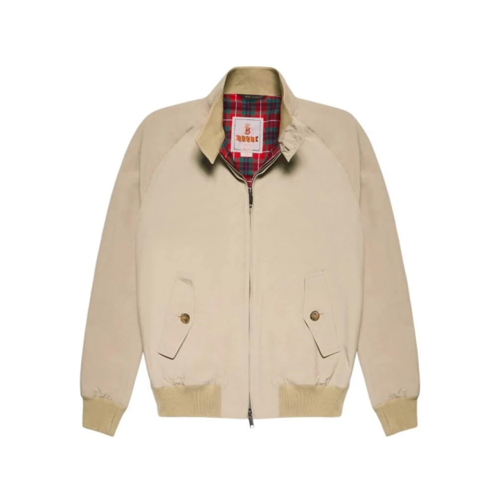 Baracuta Klassieke Harrington jas in natuurlijk Beige Heren