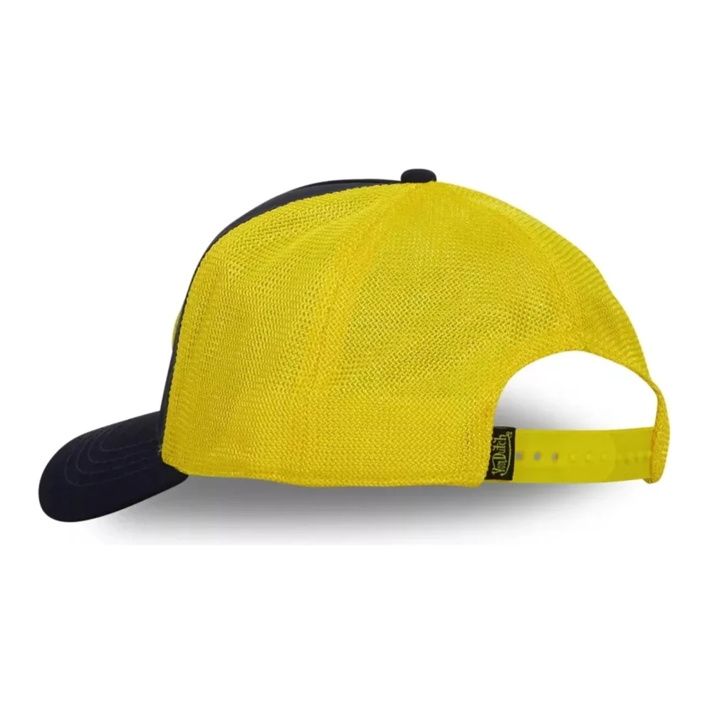 Von Dutch Zwart Geel Trucker Cap Multicolor Heren