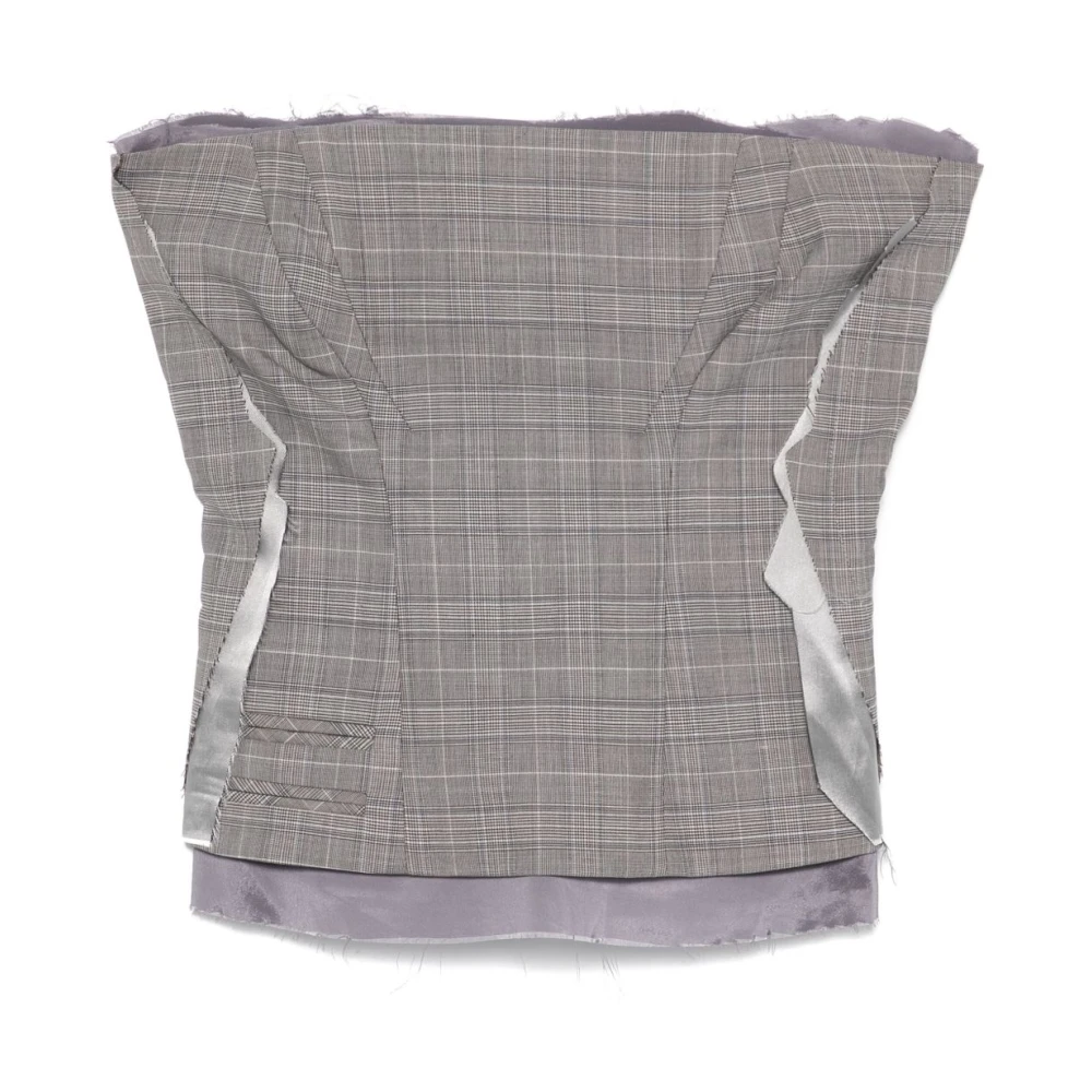 Ottolinger Donkergrijze Gelaagde Strapless Top Gray Dames