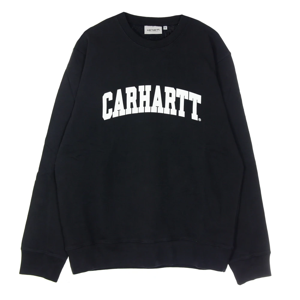 Carhartt WIP Zwart Wit Lichtgewicht Crewneck Sweatshirt Black Heren