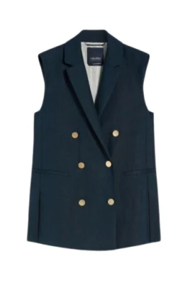 Bird Linen Vest