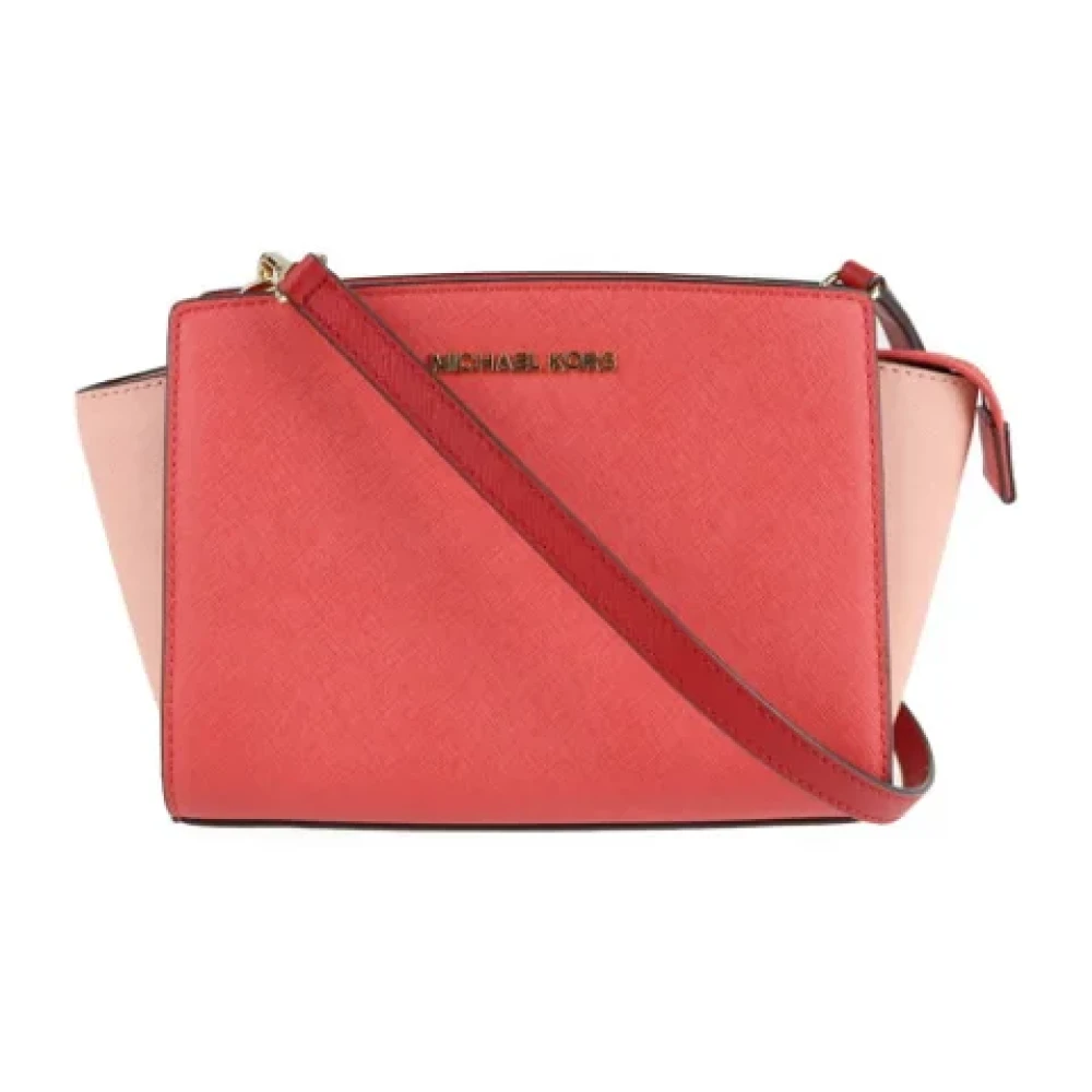 Michael Kors Pre-owned Fabric shoulder-bags Red Dames