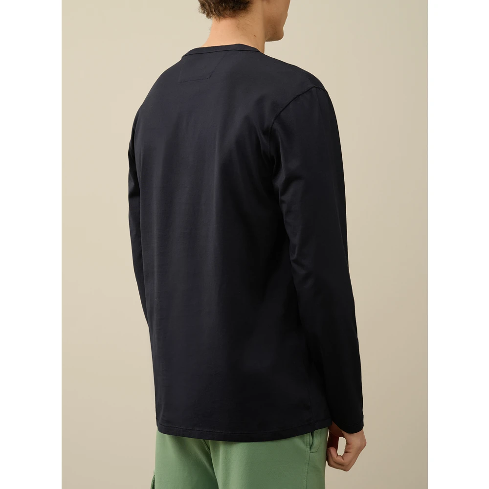 C.P. Company Logo T-Shirt Blue Heren