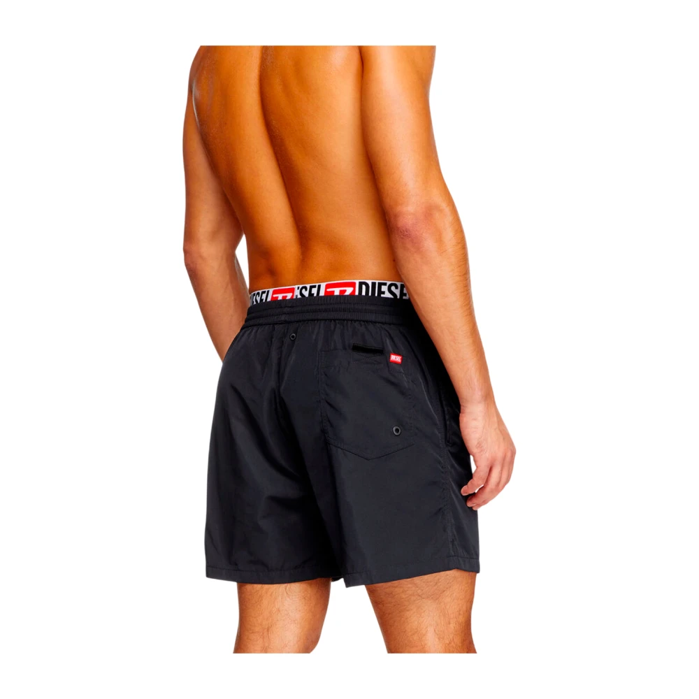 Diesel Hybride Taille Zwembroek Black Heren
