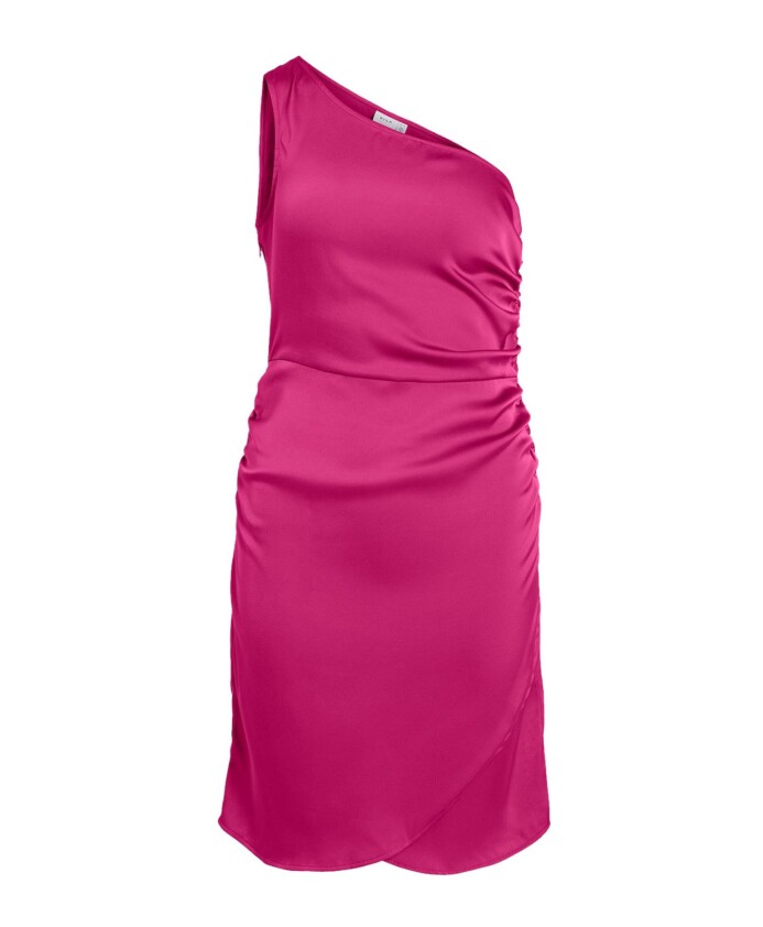 fuchsia-een-schouder-jurk