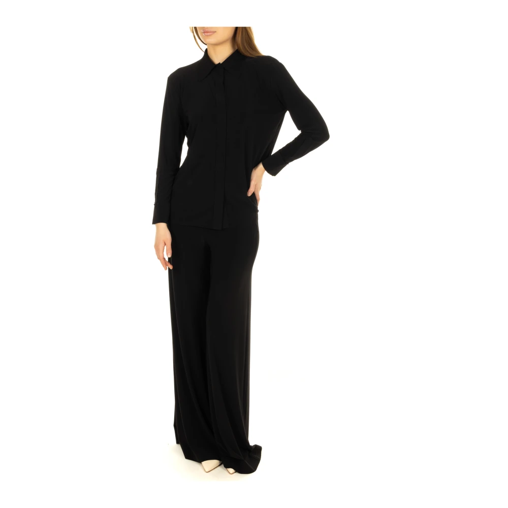 Norma Kamali Zwarte Shirt NK Stijl Black Dames