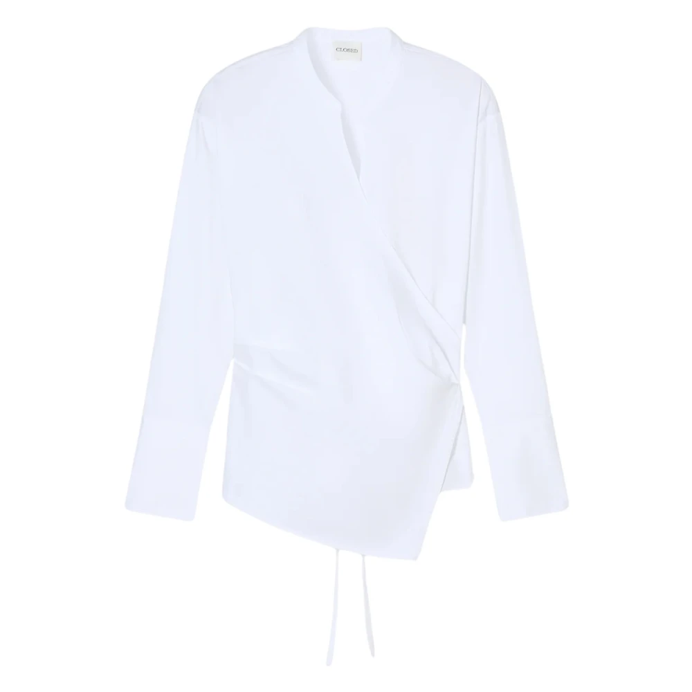 Closed Women's White Wrapped Blouse In - Blouses - S - Blouses & Shirts
